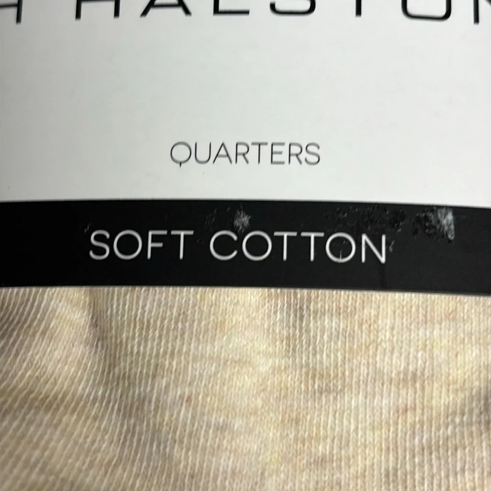 New H Halston Socks Women’s 6 Pair Tan & White Soft Quarters Casual Activewear - Picture 10 of 14